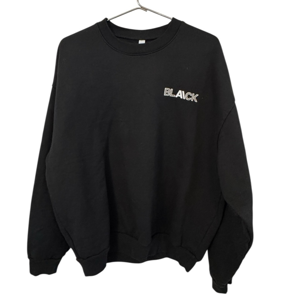 High End Thick BLVCK Brand Streetwear Men's XXL Crew Neck Sweatshirt MINT